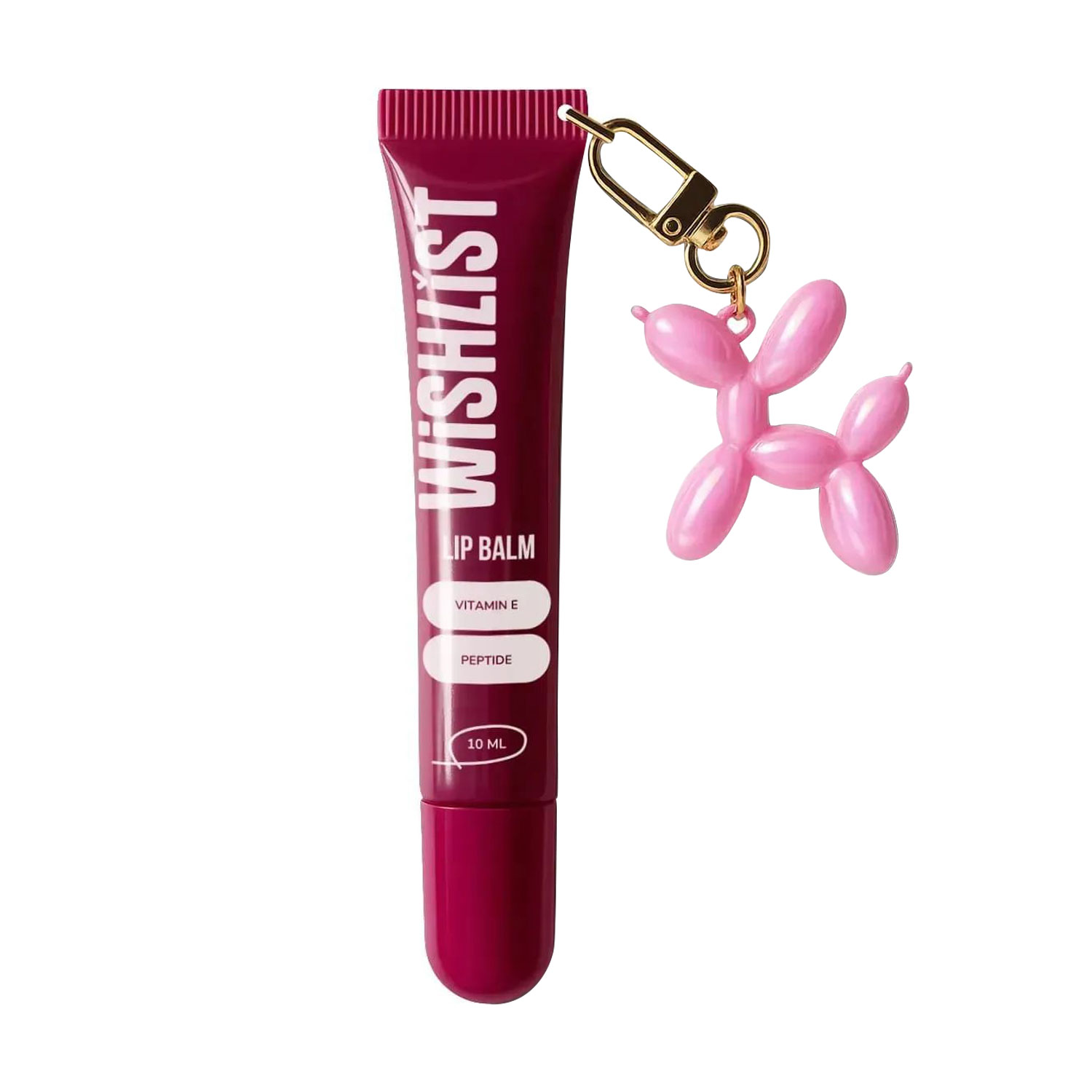 Бальзам-блиск для губ WISHLiST LIp Balm з іграшкою-брелоком, Ruby Nectar, 10 мл